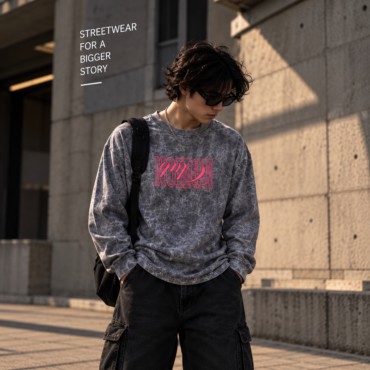 MOTION CLUB — Acid Wash Oversized Tee

Make your move. Own your perspective.
