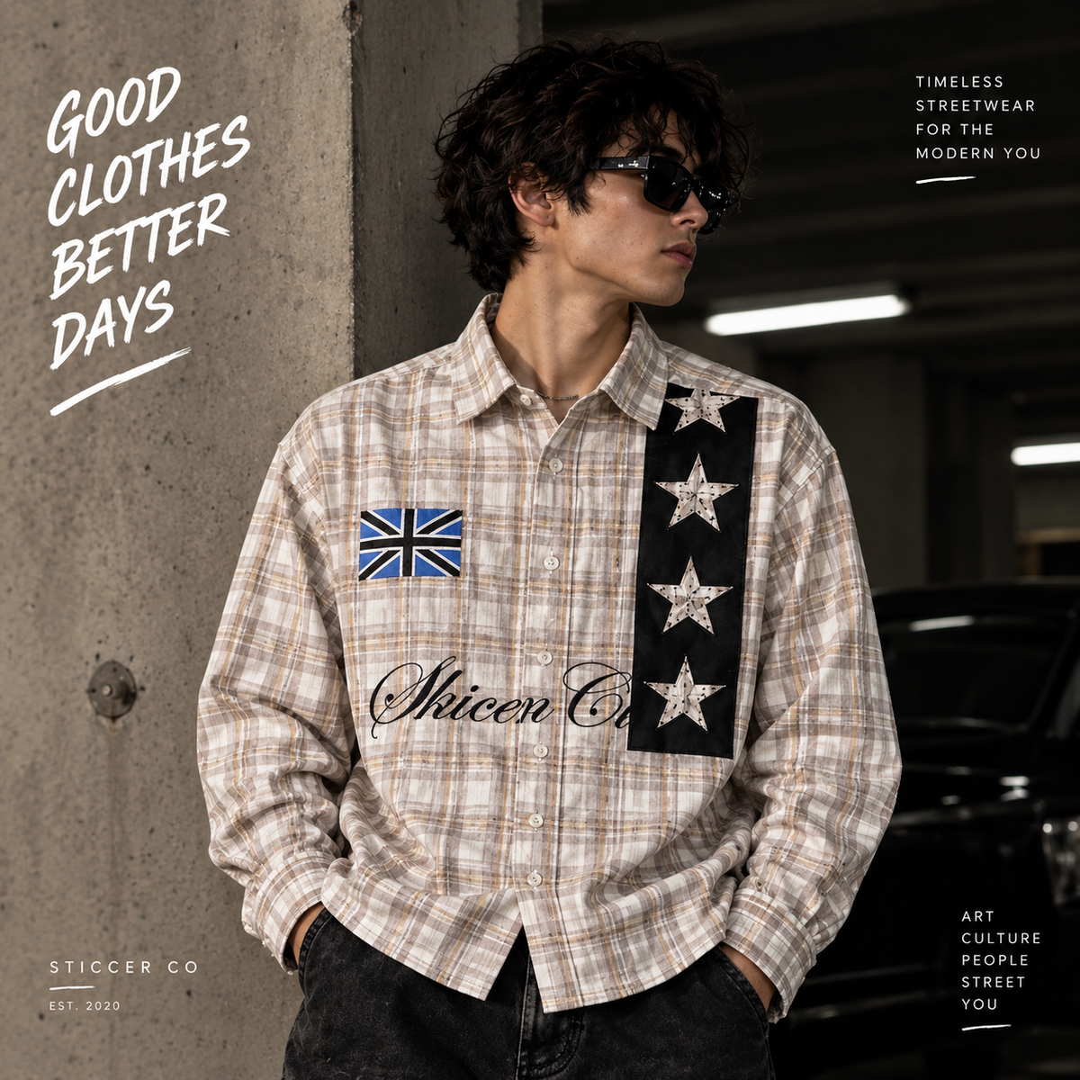 DODGE Checkered Shirt