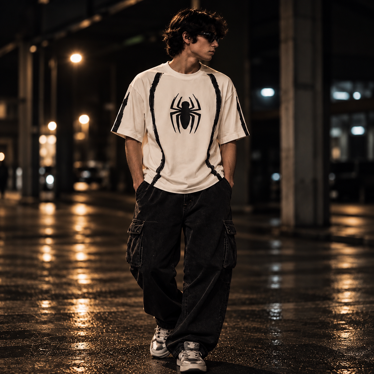 DODGE Spiderman Graphic T-Shirt
