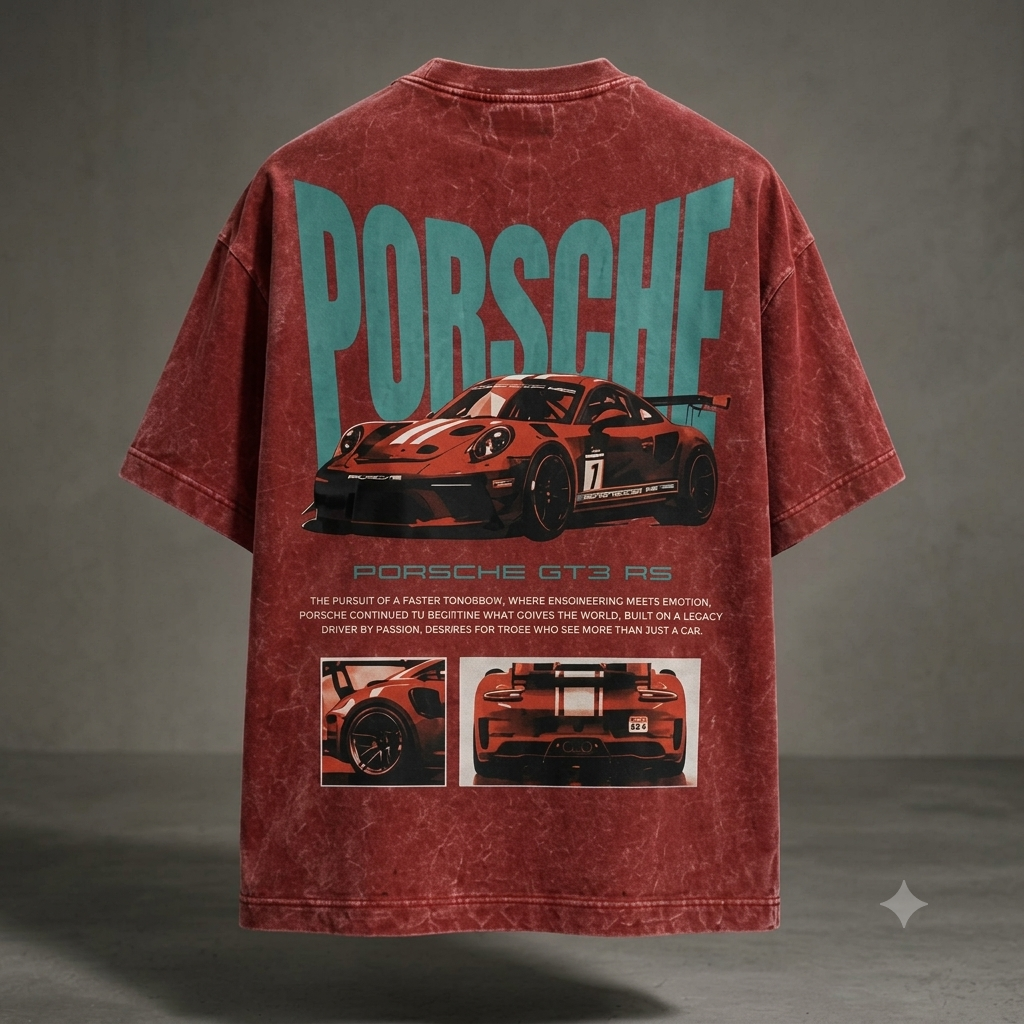 DODGE Porsche Graphic T-Shirt