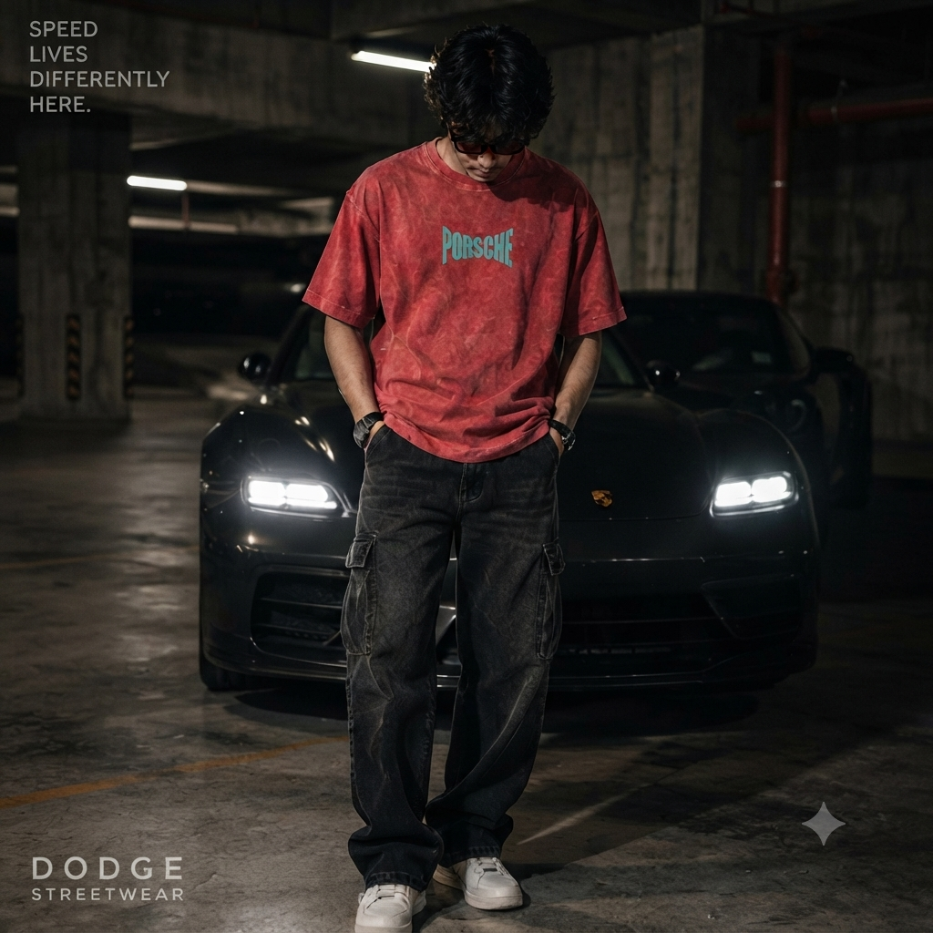 DODGE Porsche Graphic T-Shirt