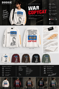 DODGE War Copycat Long Sleeve Tee