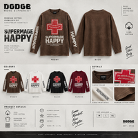 DODGE Supermade Graphic Long Sleeve Tee