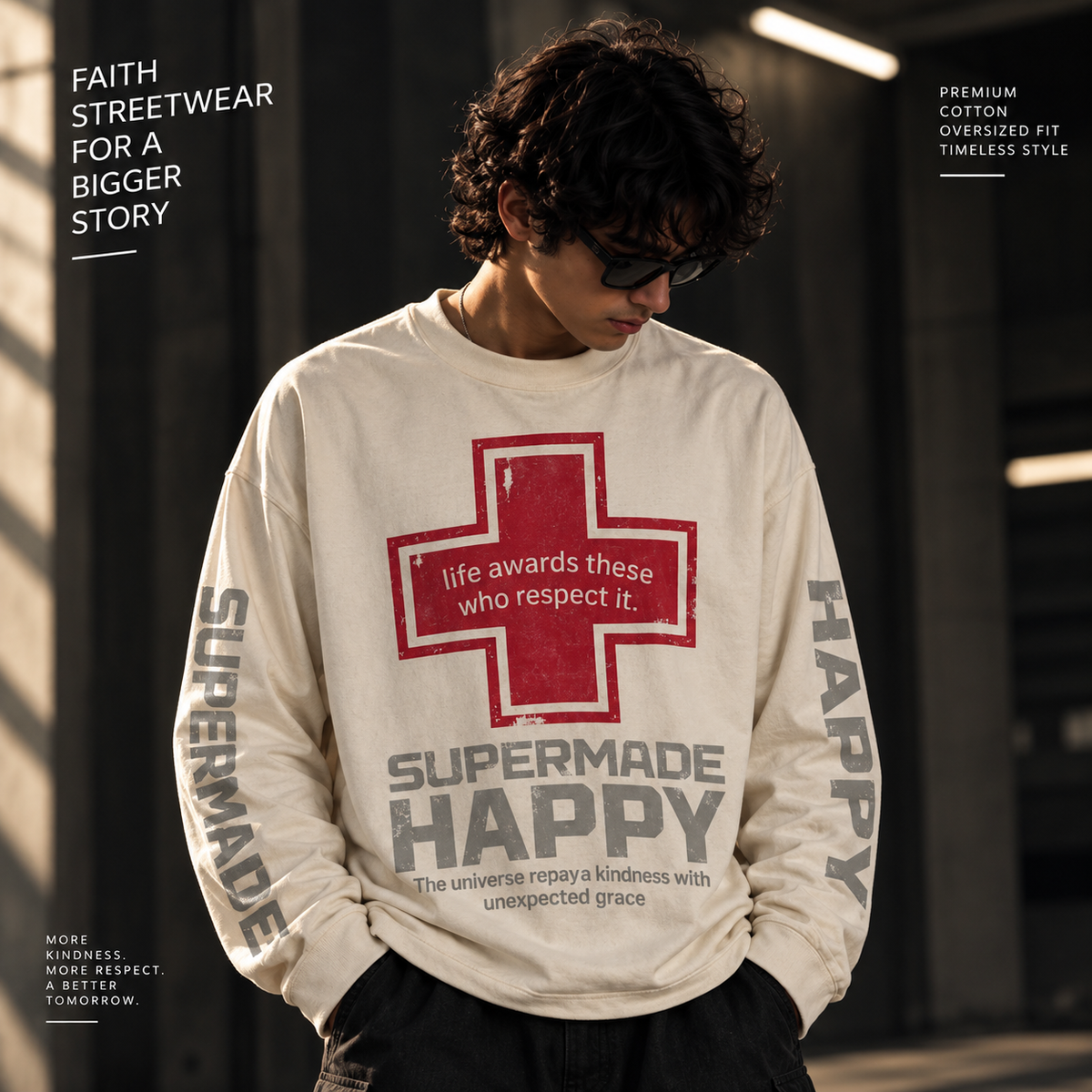 DODGE Supermade Graphic Long Sleeve Tee