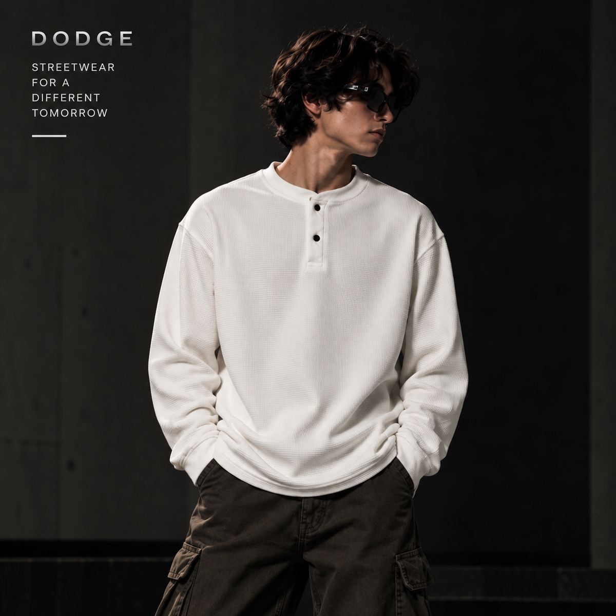 DODGE Waffle Henley