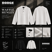 DODGE Waffle Henley