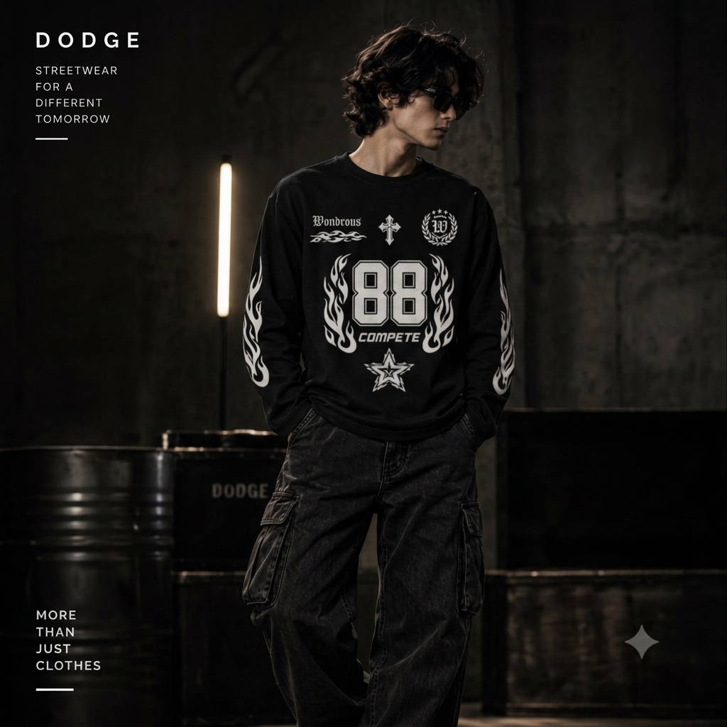 DODGE 88 Waffle Tee