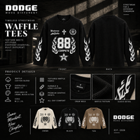 DODGE 88 Waffle Tee